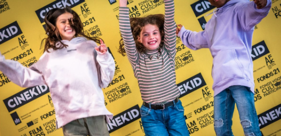Hidde de Vries en Mirella Boumans naar Cinekid