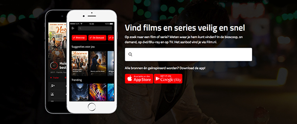 Zoekplatform Film.nl voorbereid op de toekomst