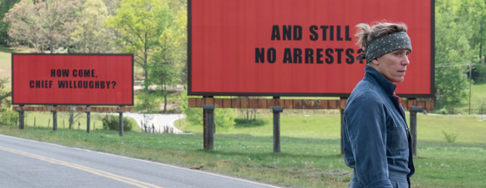 Three Billboards Outside Ebbing, Missouri grote winnaar Golden Globes