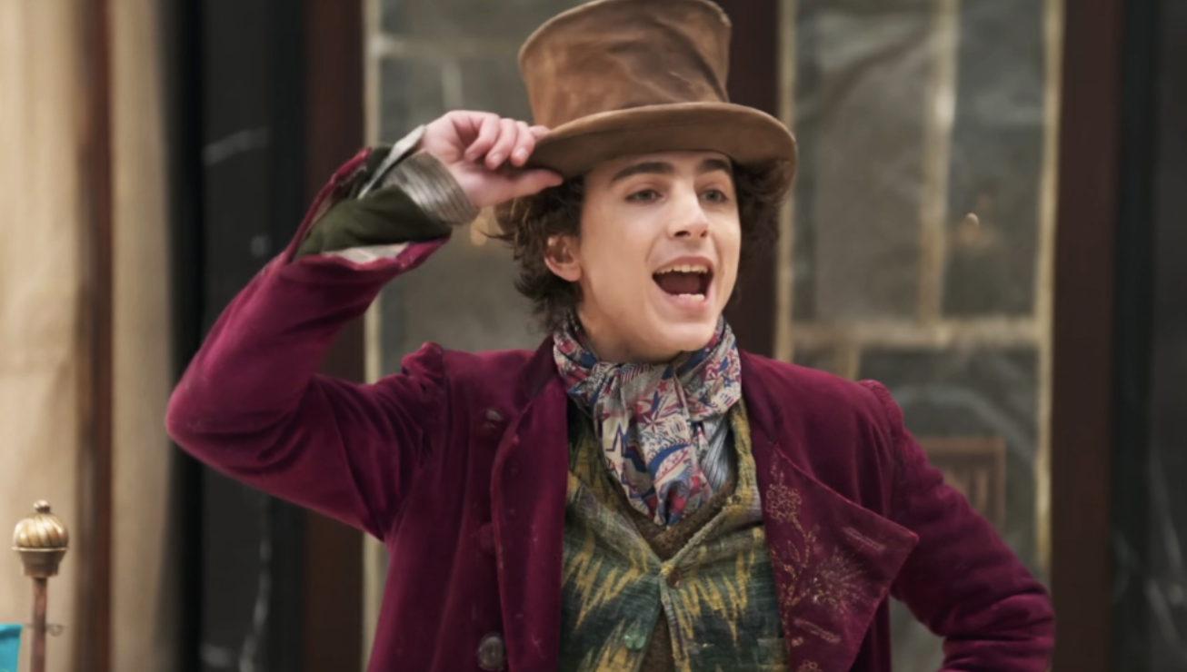 Wonka zingt en danst naar de eerste plaats van de boxoffice