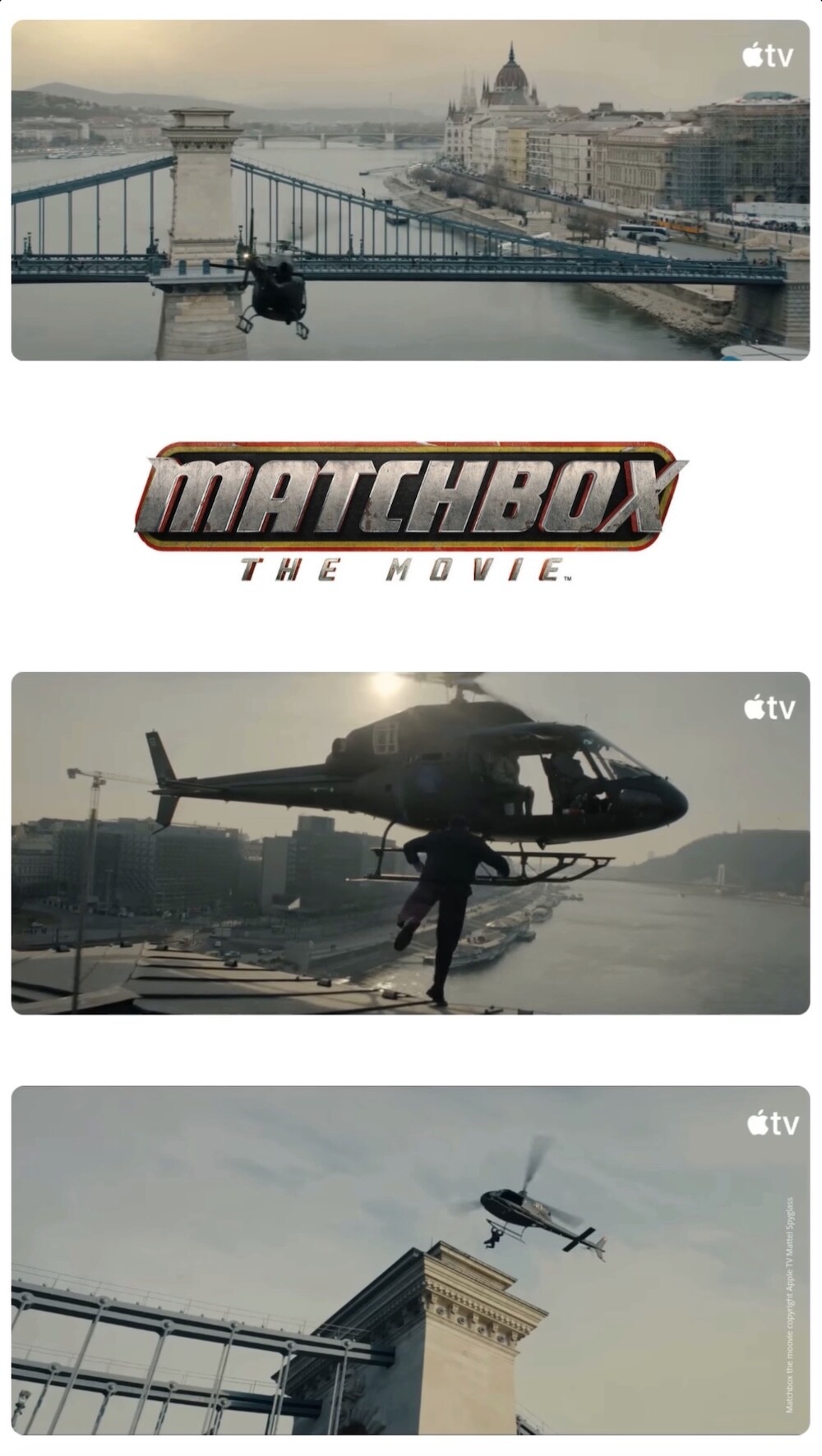 Matchbox the movie copyright Spyglass Apple TV 2