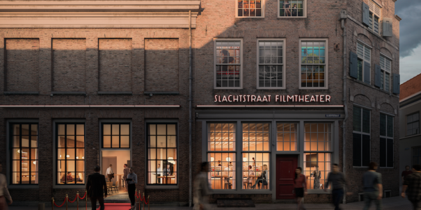 Aanvang bouwwerkzaamheden Filmtheater Slachtstraat