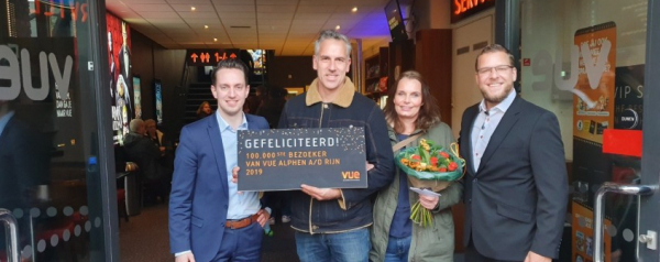 100.000 bezoekers voor Vue Alphen aan den Rijn