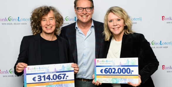 Eye ontvangt grote bijdrage van BankGiro Loterij