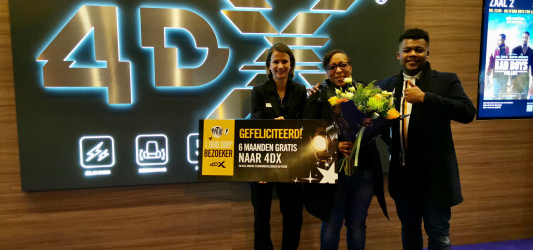 Pathé ontvangt miljoenste 4DX-bezoeker
