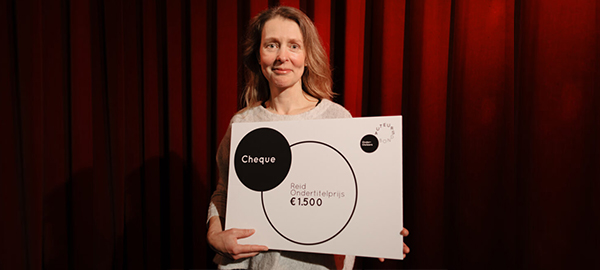 Erna Auf der Haar wint Reid Ondertitelprijs